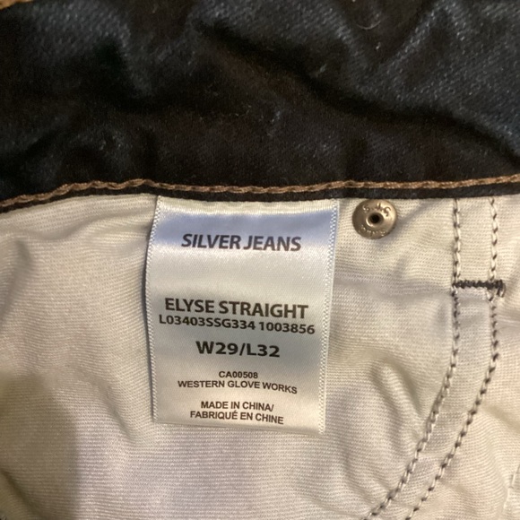 Silver Jeans 29 (US 6/8) Elyse Straight Women’s Jeans Mid Rise Stretch - Picture 10 of 13